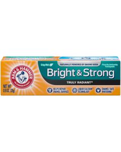 Arm & Hammer Bright & Strong Truly Radiant Toothpaste, 0.9 oz