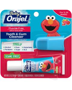 Orajel™ Elmo Tooth & Gum Cleanser with Finger Brush