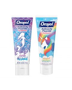 Orajel™ Mermaid & Unicorn Combo Pack Fluoride Toothpaste